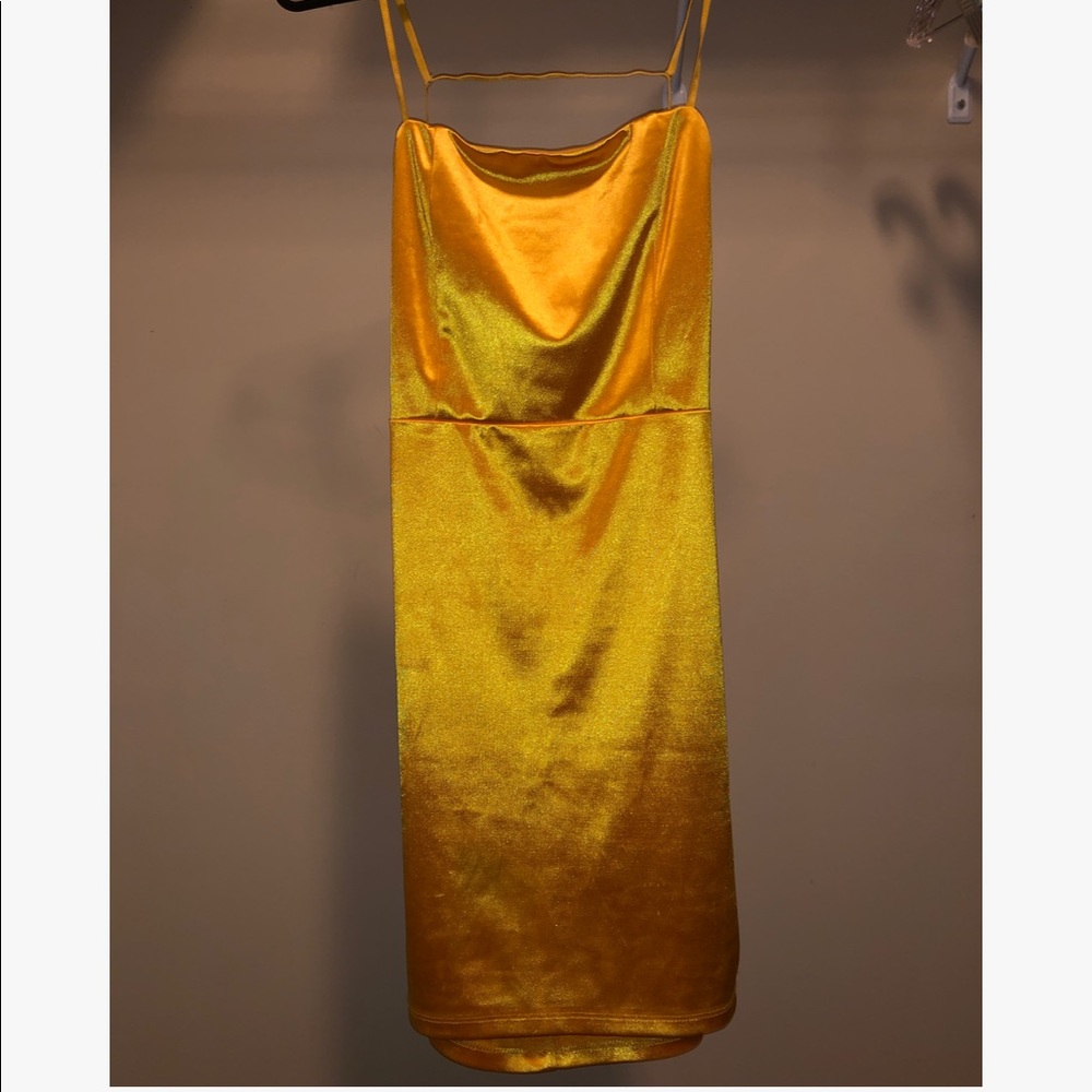 Gold Semi Dress